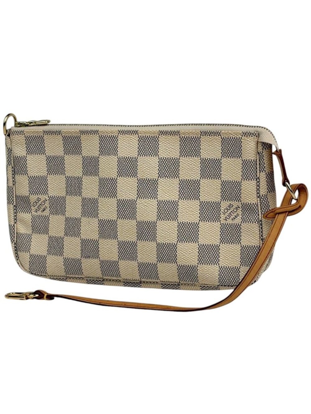 Louis Vuitton Pochette Accessoires Pouch Damier Azur White